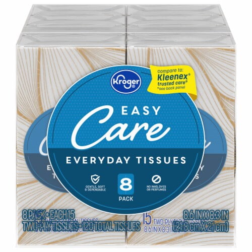 KR Pocket Easy Care Everyday Tissues 15 ct / 8 pk