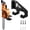 Black 1 Pack, variant on Chainsaw Hanger Wall Mount - Heavy Duty Chainsaw Holder for Garage Organization, Storage Shed Organizer, Chainsaw Rack with Protective Pad, Garage Tools, 1 Pack(Orange)