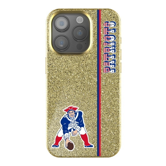 Keyscaper Gold New England Patriots iPhone Bling Case