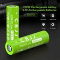 thumbnail image 3 of 3.7V 21700 Rechargeable Battery Lithium 5000mAh for LED Flashlight,Toys,Headlamps, RC Cars,Garden Lights and Other Electronic Devices, 3 of 6