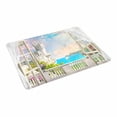 thumbnail image 2 of MKHERT Digital Mural Beautiful View of Castle Sea Sailboat and Flowers Doormat Rug Home Decor Floor Mat Bath Mat 23.6x15.7 inch, 2 of 3