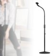 thumbnail image 6 of Floor Mic Stand Microphone Holder Rack Boom Arm Metal Construction Adjustable Height for Singing Stage Studio Use, 6 of 9