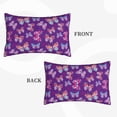 thumbnail image 2 of Honeii Bright Butterflies Decorative Throw Pillow Case - Elevate Your Couch, Sofa, or Bed with Stylish Home Decor, Perfect Gift Idea-14"x20", 2 of 6