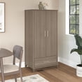 thumbnail image 2 of Bush Home Bush Furniture Somerset Tall Entryway Cabinet with Doors and Drawer, Ash Gray, 2 of 6