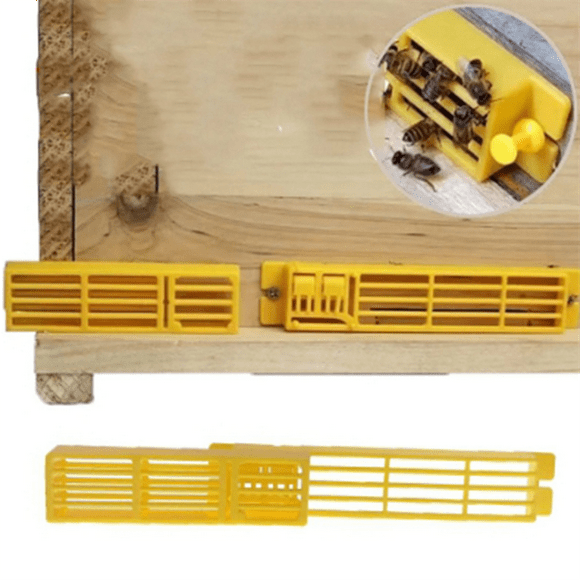 Design Small Bee Queen Entrance Gate Anti Flying Reducer Closer Porch Hive Also Use for Swarm Colony Release Drone Bee