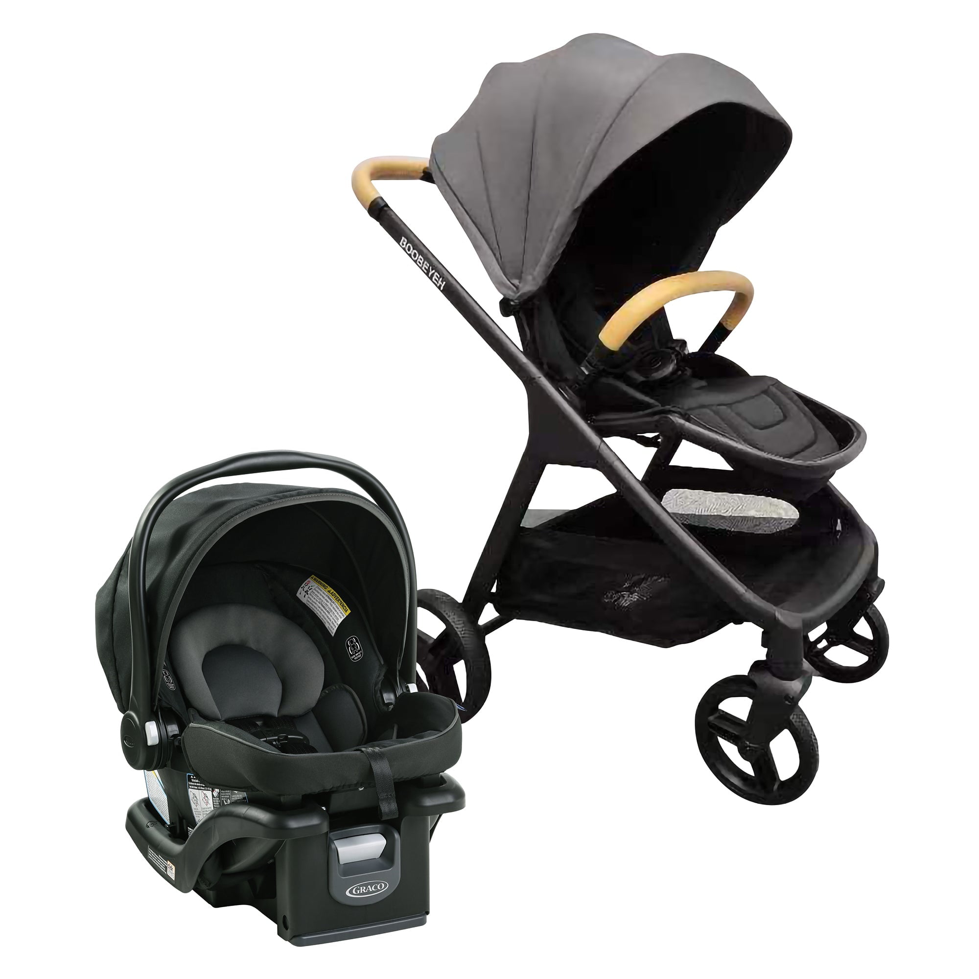 Travel system boobeyeh tronassimo s1 stroller and graco gotham car seat Walmart