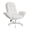 White, variant on Hawsaiy Criss Cross Office Chair with Flip-Up Arms, Ergonomic Cross Legged Desk Chair, PU Leather Executive Computer Chair, 135° Reclining Plush Cushion, Pet-Friendly, Beige