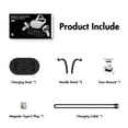 thumbnail image 2 of Sidaley Estación de carga de auriculares de juego VR Gamepad soporte de base de pantalla ajustable tipo C reemplazo de de velocidad rápida Electrónica Negro, 2 of 6