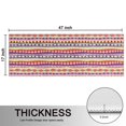 thumbnail image 5 of Kitchen Rugs Sets Of 2,Pink Striped Geometric Pattern Anti Fatigue Kitchen Mat Rugs Non Slip Washable,Decorative Kitchen Floor Mats for Kitchen,Sink,Laundry,17"X47", 5 of 5
