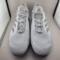 thumbnail image 1 of New Adidas Icon 7 Shoes Sz 14 Silver Plastic Cleat Men White Baseball Sneakers, 1 of 6