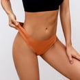 thumbnail image 2 of B91xZ Culottes pour Femmes en Coton Taille Haute, L Orange, 2 of 5