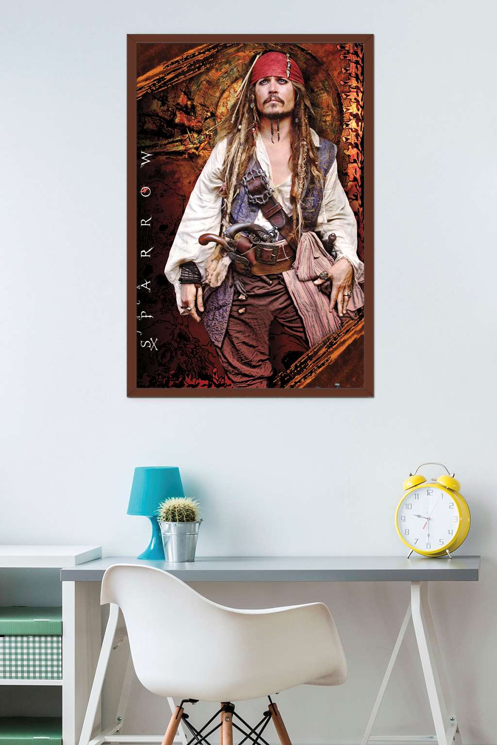 Disney Pirates of the Caribbean: On Stranger Tides - Johnny Depp Wall Poster, 22.375" x 34", Framed - image 2 of 2