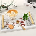 thumbnail image 6 of Ryvnso Funny Santa Claus Reindeer Bathroom Tray Vanity Countertop Trays Acrylic Organizer, 6 of 7