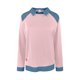 thumbnail image 5 of RKSTN Sweatshirt for Women Oversized Lapel Denim Patchwork Stitching Sweatshirt Womens Casual Solid Plus Size Turndown Collared Loose Comfy Trendy Retro Streetwear Long Sleeve T Shirts, 5 of 10