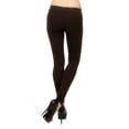 thumbnail image 3 of Vivian's Fashions Extra Long Leggings - Cotton (Junior and Junior Plus Sizes), 3 of 3