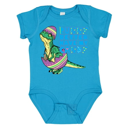 

Inktastic Easter Baby Dino Bunny Better Have my Candy Boys or Girls Baby Bodysuit