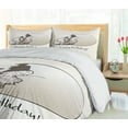 thumbnail image 5 of Ambesonne Dinosaur Duvet Cover Sets, Birthday Dino, 2-Queen, Eggshell Tan, 5 of 7
