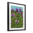 thumbnail image 2 of Stupell Industries Modern Ruby Throated Hummingbird & Beebalm Black Framed Print Under Glass, 13 x 16, by Sarah Waldron Kimball, 2 of 8