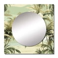 thumbnail image 2 of Designart "Palm Beach Paradise" 0 Square Mirror For Wall Decor - Large Green Square Printed Wall Mirror Art - Square Tropical Mirror - Wall Mounted Square Large Mirror, 2 of 5