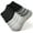 4black/3LightGray, variant on Honeysea 7 Pairs Ankle Athletic Running Socks Low Cut Sports Tab Socks for Women and Men
