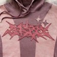 thumbnail image 3 of Sudadera con capucha Y2k para hombre, ropa de hip hop con gráficos de patchwork, jersey bordado, estilo retro Harajuku, de manga larga, para otoño e invierno, 3 of 4