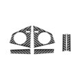 thumbnail image 1 of Car Steering Wheel Panel Button Cover Trim for, 1 of 5