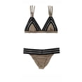 thumbnail image 3 of Beach Bunny Sheer Addiction Tri Top In Taupe B16125T1-TAUPE Taupe / X-Large, 3 of 3