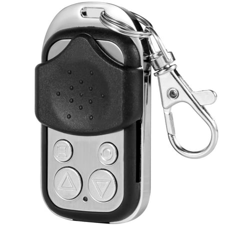 

VEVOR Sliding Gate Remote Control 4 Buttons Automatic Opener Remote Control 1.1 x2 x0.7 Wireless Transmitter Black for Automatic Sliding Gate Opener