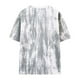 thumbnail image 3 of Blusas y camisas de manga corta y cuello redondo para hombre, blusas casuales de color liso con estampado de corbata y cuello redondo, de manga corta y concisas para hombre., 3 of 3