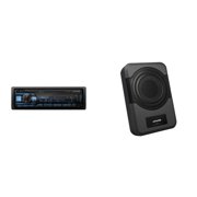 Alpine UTE-63BT Advanced Bluetooth® Multimedia Receiver w/ PWE-S8 Powered 8inch Woofer Bundle