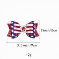 thumbnail image 3 of TOWED22 4th of July Patriotic Girl Hair Bows Clips Accessories, Glitter Red White and Blue Hair Clips USA Decorative Women Hair Accessories for Independence Day Memorial Day(White), 3 of 7