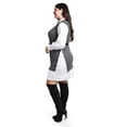 thumbnail image 2 of Vestido camisero con chaleco Roman Fashion /Tallas Extras, 3820 (Gris) gris 38, 2 of 7