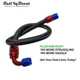 thumbnail image 3 of Black Fuel Hose Oil Fuel Gas Line AN6-AN8-AN10 Nylon Braided / BUILD YOUR OWN, 3 of 5