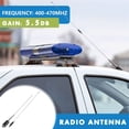 thumbnail image 4 of Detalles de la nueva antena de radio para automóvil UHF 400-470 MHz 200 W 5,5 dB plateado SL-16 PL-259, 4 of 5