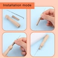 thumbnail image 4 of 10/12 Color Craft Wool Felted Set Needle Felting Set with Felting Needle Wool Roving Finger Cots and Accessory for Craft, 4 of 11
