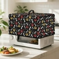 thumbnail image 4 of FOR U DESIGNS Dog Paw Bone Print Microwave Oven Dust Cover Wear-Resistan Lid for Air Fryer Toaster Oven Dust-Proof Microwave Oven Folding Covers, 20.9 x 15.7 x 12.4 inches-L, 4 of 8