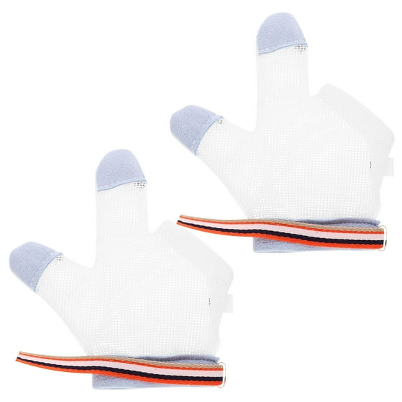 Topbathy 1Pair Breathable White Nylon Half Finger Outdoor Gloves for Protection and Comfort