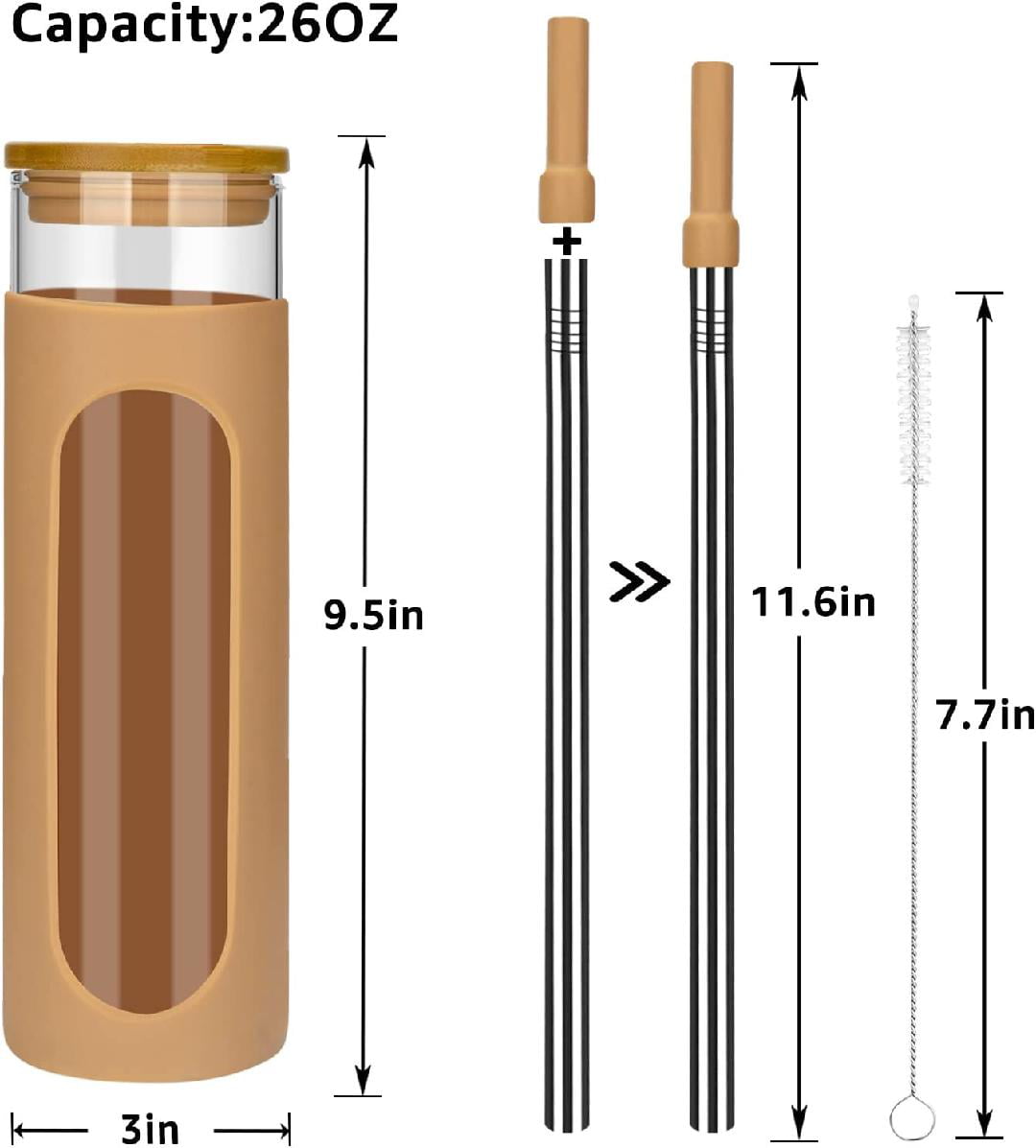 Cold Brew Iced Tea Tumbler - Glass + Bamboo – Embrew