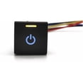 thumbnail image 3 of jfqm 1 Pc Car Light Bar Power On Off View Switch Button Fit for Toyota Camry V70 2018 Fit for Rav4 Corolla Altis 2019 Prado 150 2020 (Color : Wheel Heating), 3 of 3