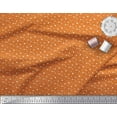 thumbnail image 2 of Soimoi Orange Rayon Fabric Line & Circle Geometric Printed Craft Fabric by the Yard 42 Inch Wide, 2 of 3