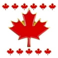 thumbnail image 4 of 12 piezas Pin de solapa de país canadiense Diseño de hoja de arce de metal para el día de Canadá para bolsas de ropa Sombreros Pan de solapa patriótica, 4 of 4