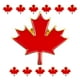 thumbnail image 4 of FELTECHELECTR 12 pines de solapa de metal esmaltado con diseño de hoja de arce canadiense para el Día de Canadá, para ropa, bolsos, sombreros, etc., 4 of 6