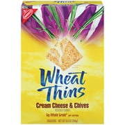 Nabisco Wheat Thins: Cream Cheese & Chives Crackers, 9.5 oz
