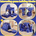 thumbnail image 5 of Kids Play Couch Foam-Filled Modular and Convertible Sectional Sofa with 8 Pcs and Cushions, 5 of 7