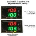 thumbnail image 4 of AOOOWER Double LED 3Digit Digital 50A-400A Voltmeter Ammeter Voltage Amp PowerGauges, 4 of 7