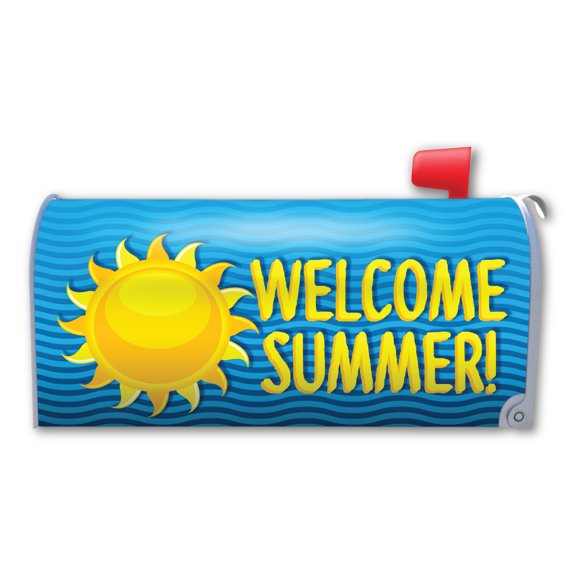 Welcome Summer! Large Mailbox Cover Magnet