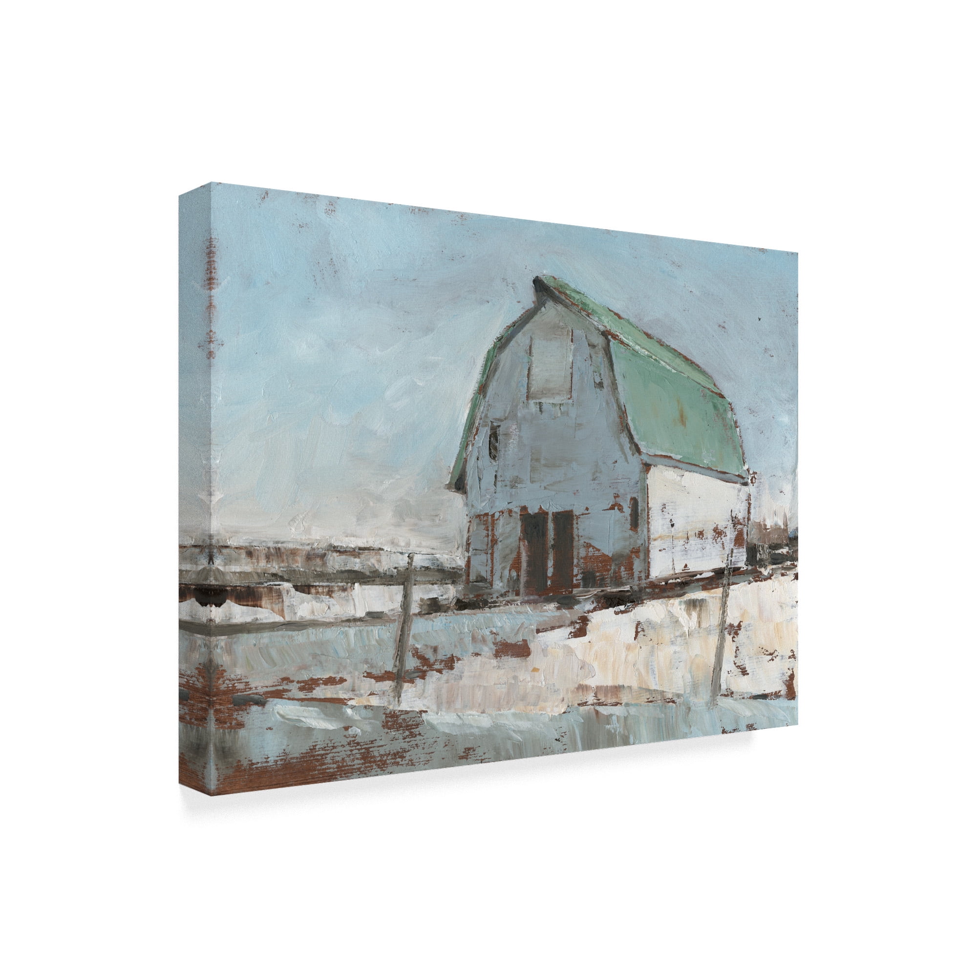 Trademark Fine Art 'Plein Air Barn I' Canvas Art by Ethan Harper