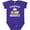 Purple, variant on Inktastic Congrats My Aunt Graduated with Cap Boys or Girls Baby Bodysuit