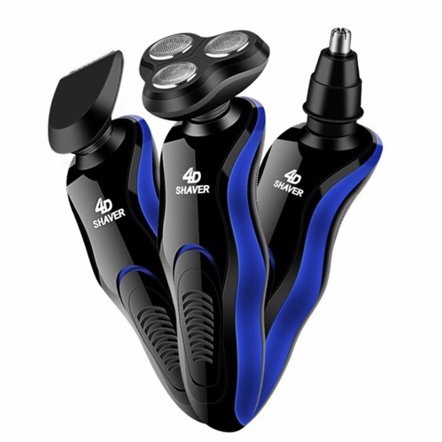 Electric Shaver Rechargeable Electric Beard Trimmer Shaving Machine For Men Beard Razor Wet-Dry Dual Use Washable Hair Shaver