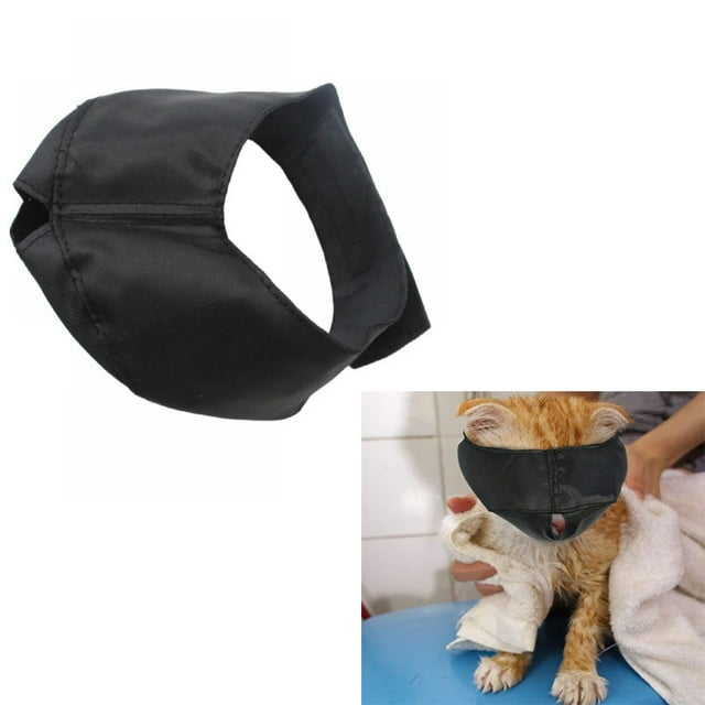 Magazine Cat Muzzle with Breathable Mesh, Cat Mouth Guard Muzzles for